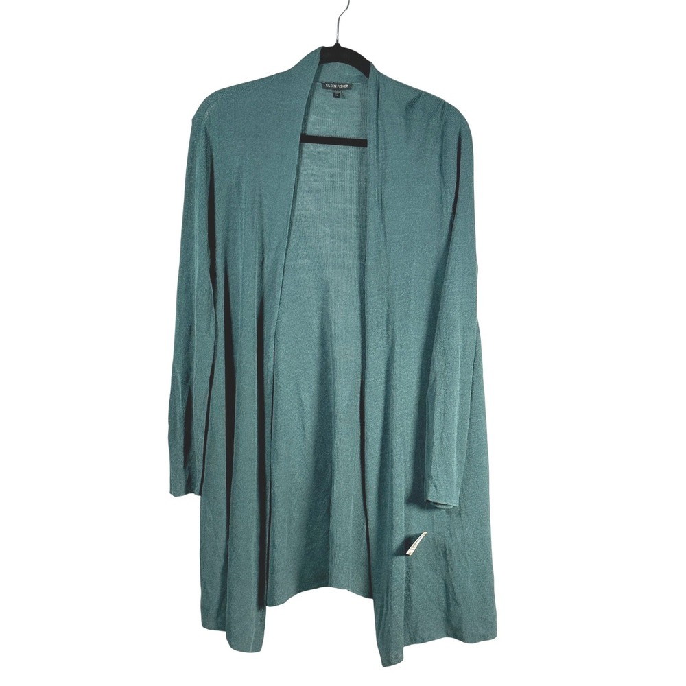 Eileen Fisher Teal Cardigan